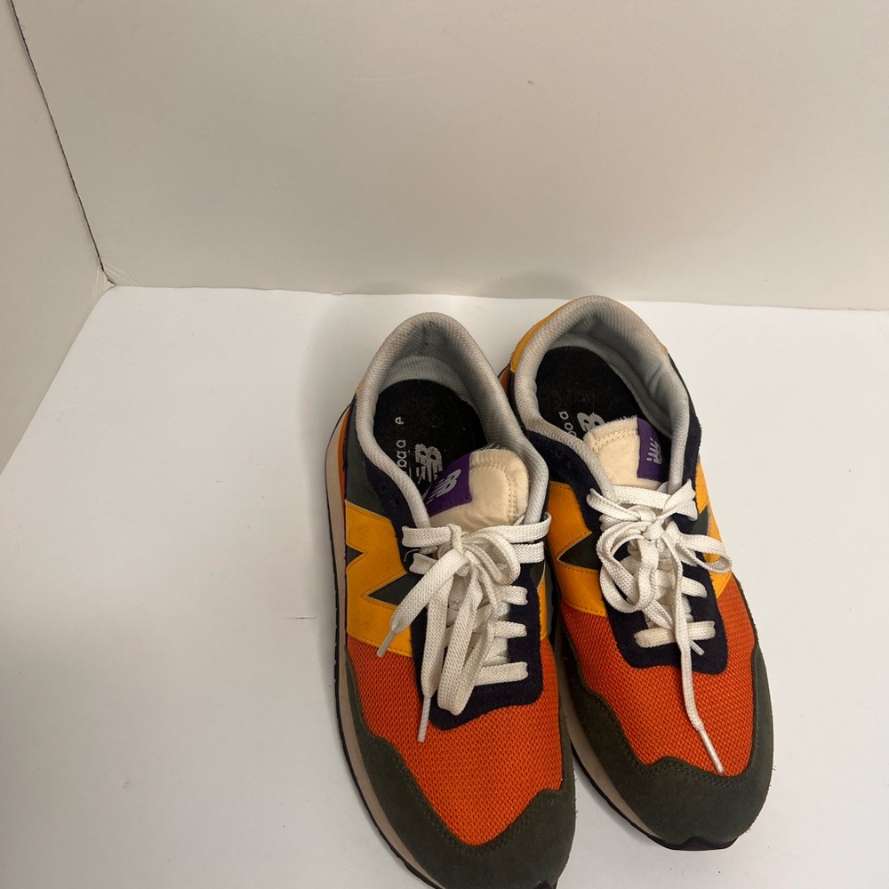 New Balance Orange and Black Athletic Shoes